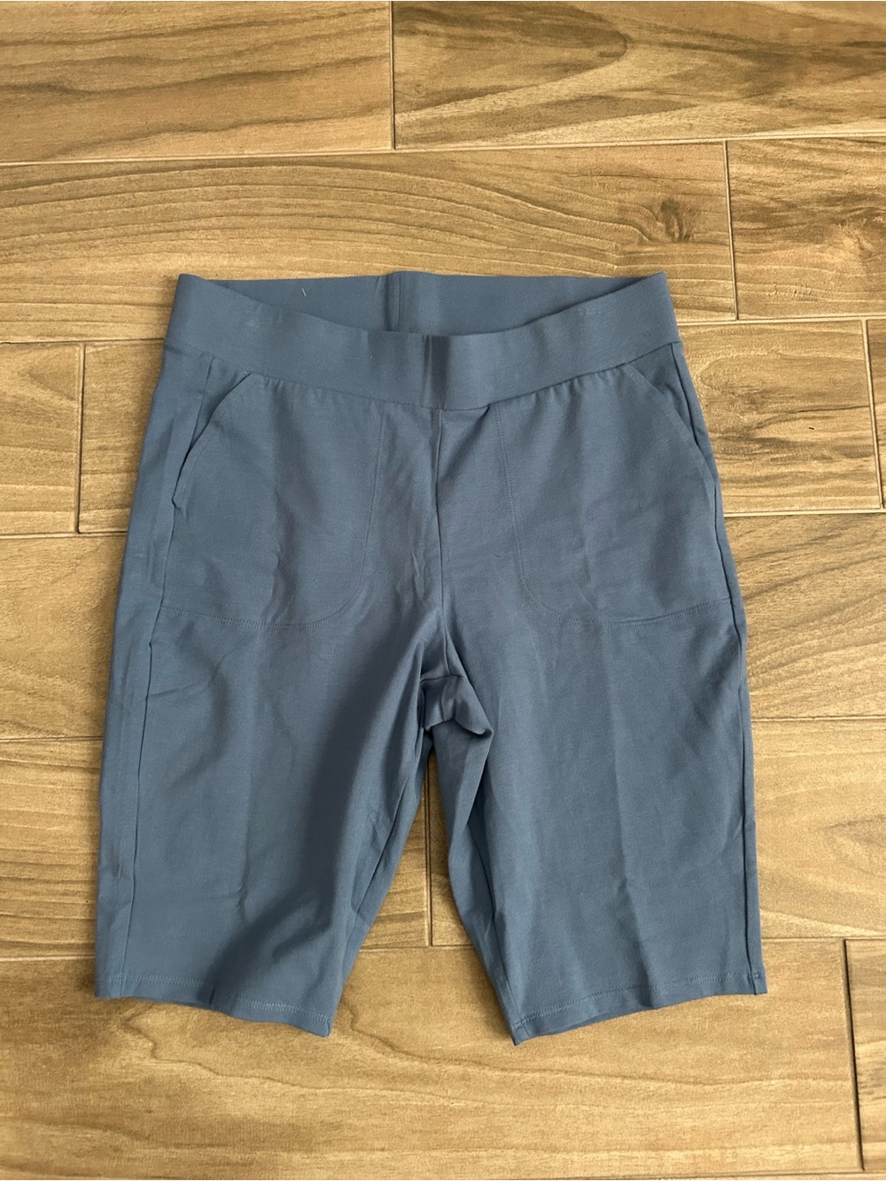 torrid Blue High-Rise Cotton Bike Shorts | Size 1